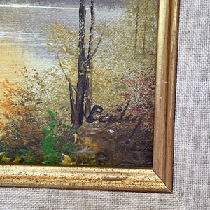 'Mallard at Sunset' Original Oil on Canvas