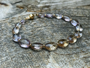 Ametrine Bracelet in 14k Gold