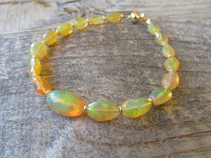 25.72 Carat Fire Opal Bracelet