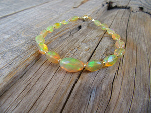 25.72 Carat Fire Opal Bracelet
