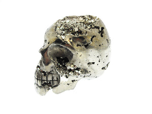 Decorative Pyrite Skull
