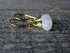 3.14 Carat Opal Earrings