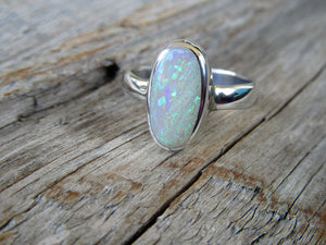 2.65 Carat Australian Opal Ring