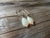 RESERVED Faceted White Opal Earrings