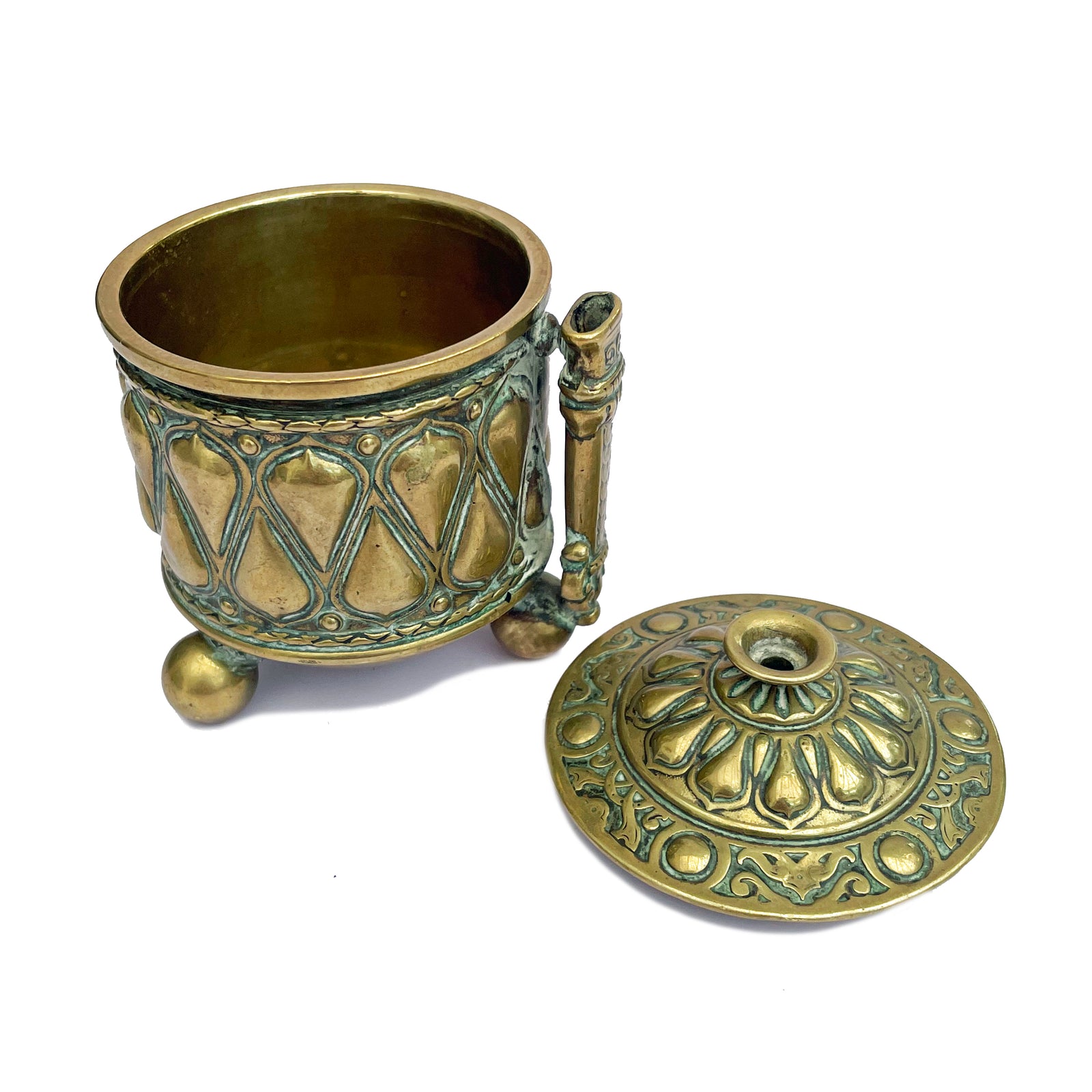 Antique Brass String Dispenser