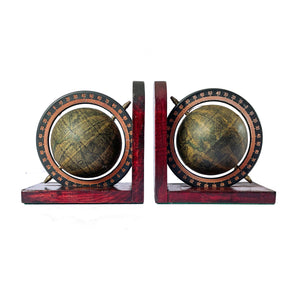Globe Bookends Pair