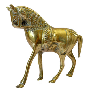 Solid Brass Horse Figurine