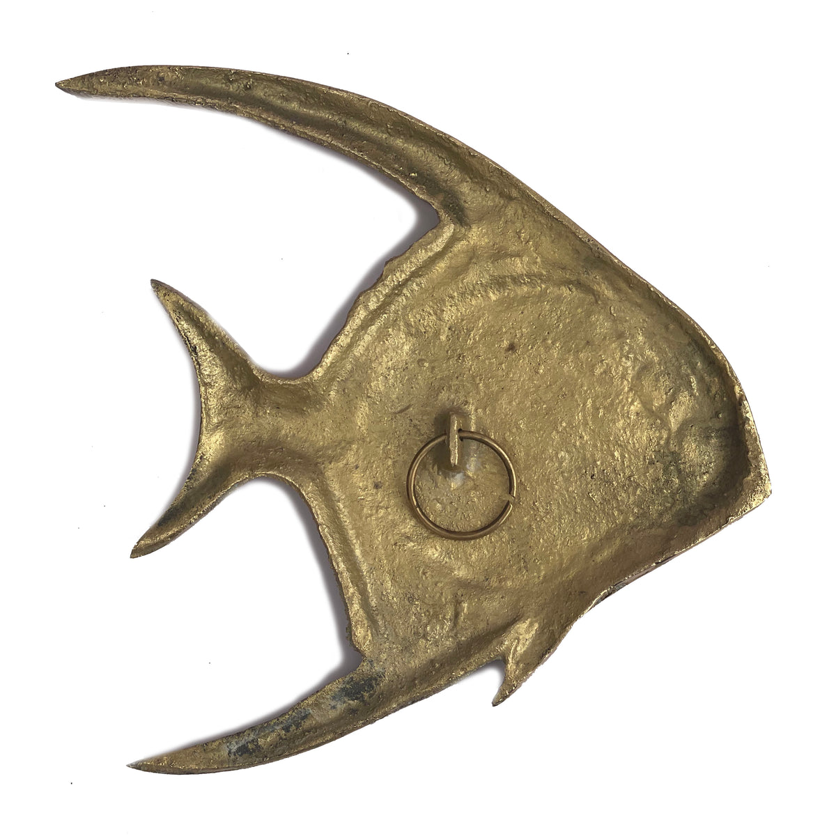 Brass Angelfish Wall Art