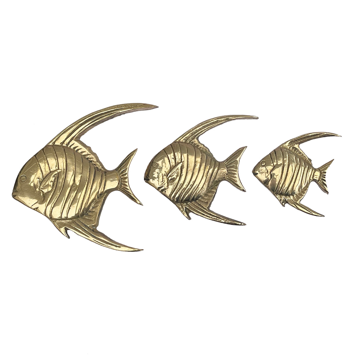 Brass Angelfish Wall Art