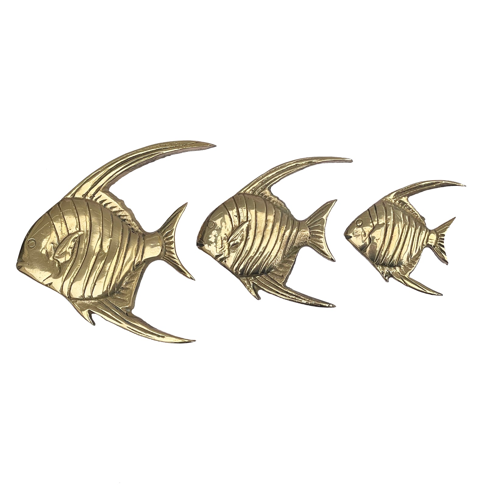 Brass Angelfish Wall Art
