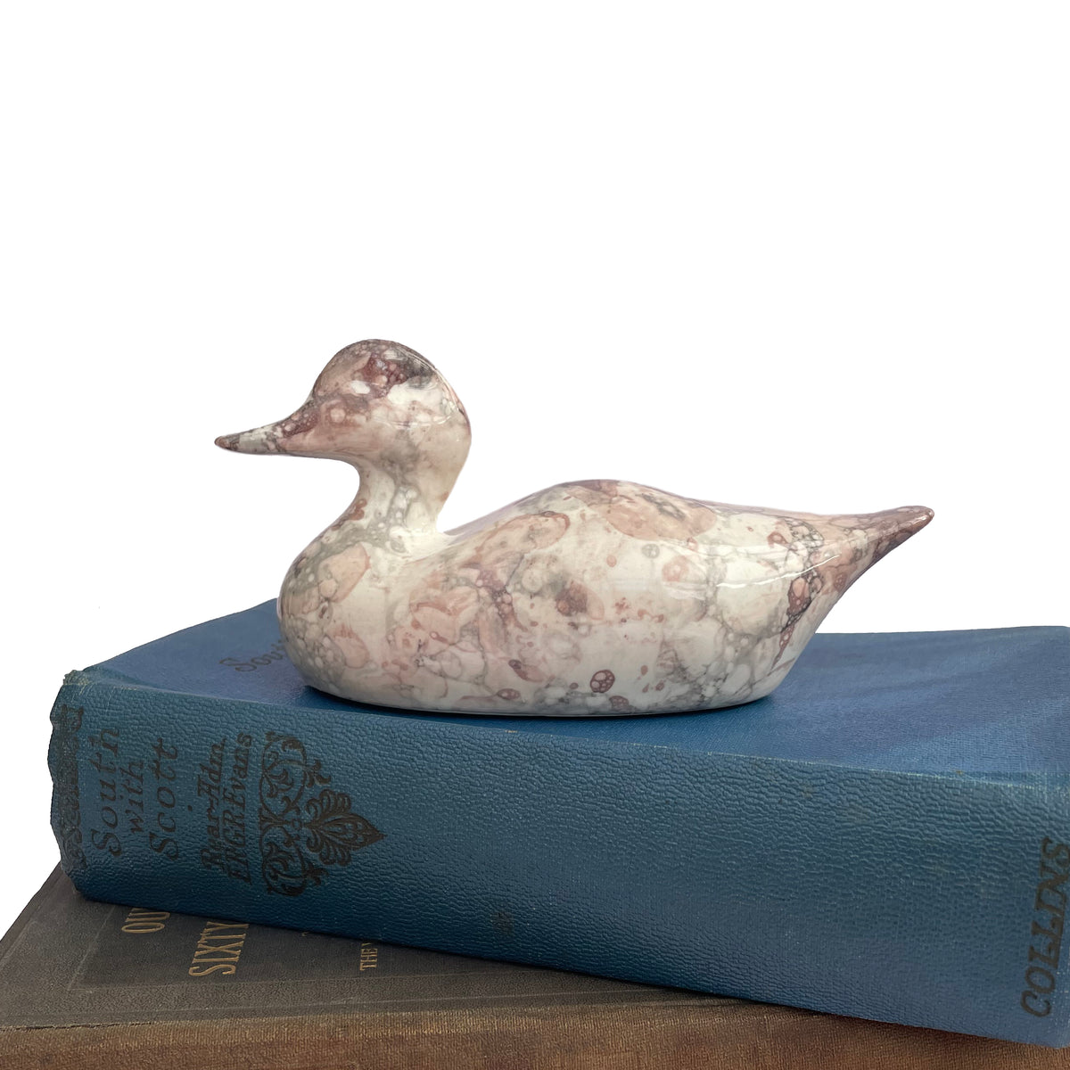 Marbled Ceramic Duck