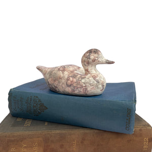 Marbled Ceramic Duck