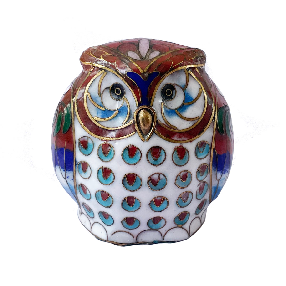Small Cloisonne Owl