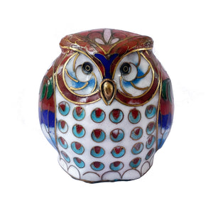 Small Cloisonne Owl
