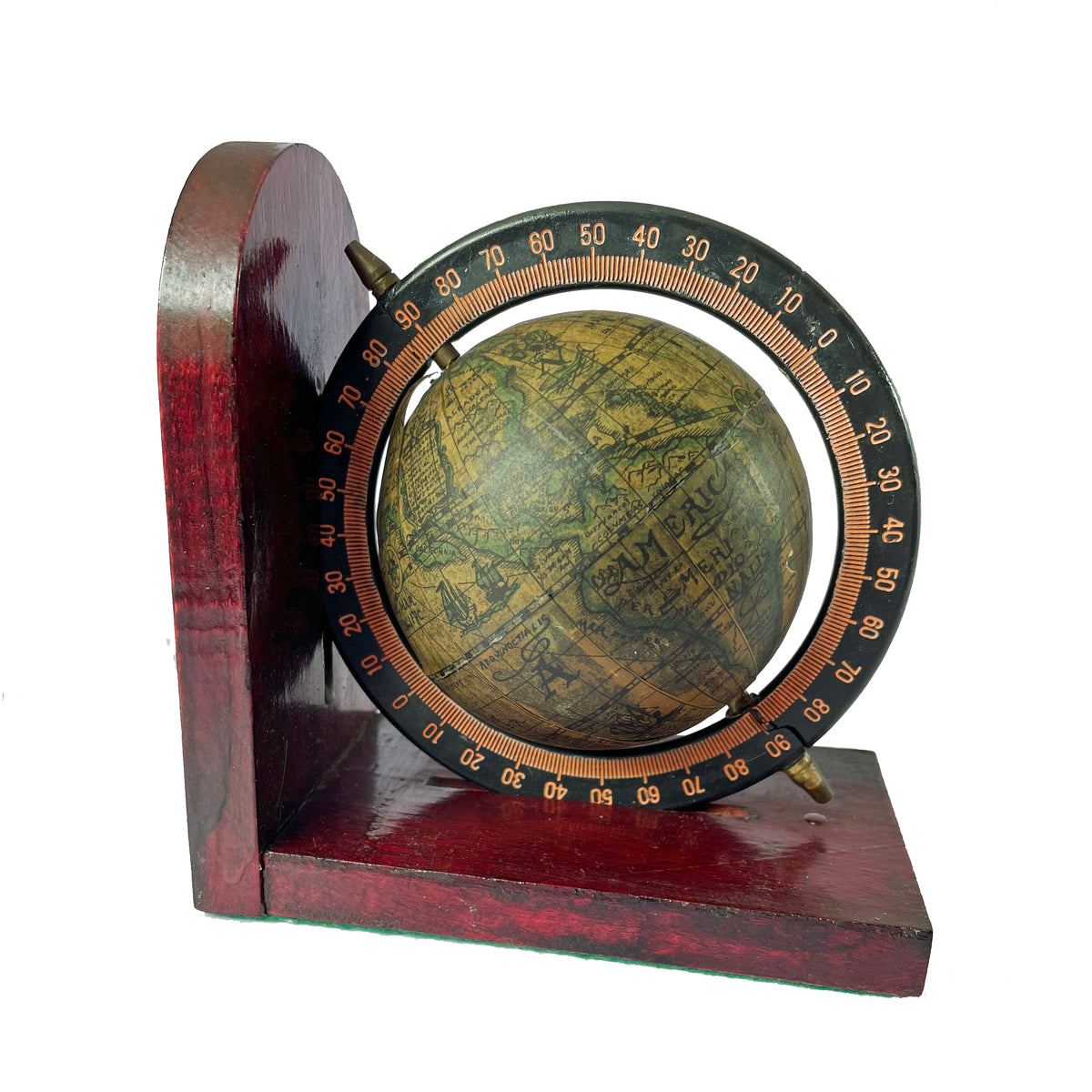 Globe Bookends Pair