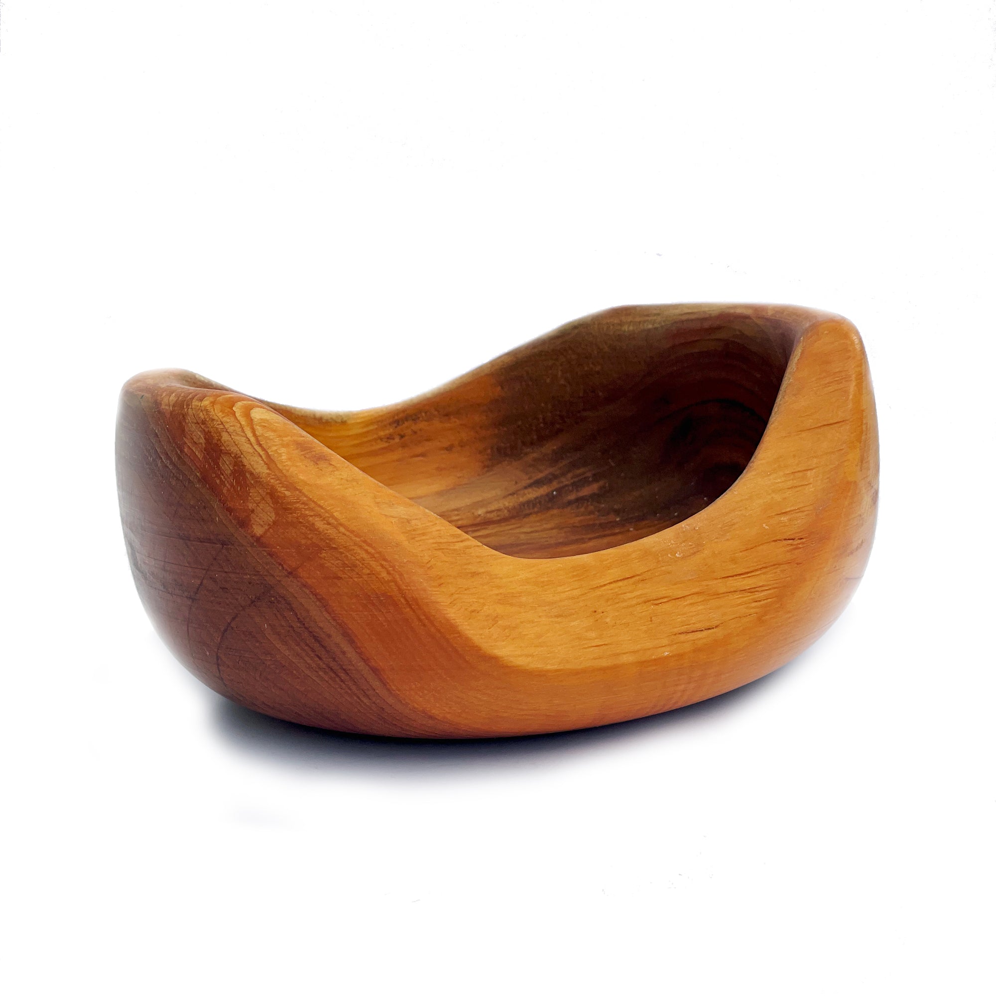 Open Sided Wooden Bowl