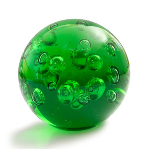 Huge Controlled Bubble Glass Paperweight
