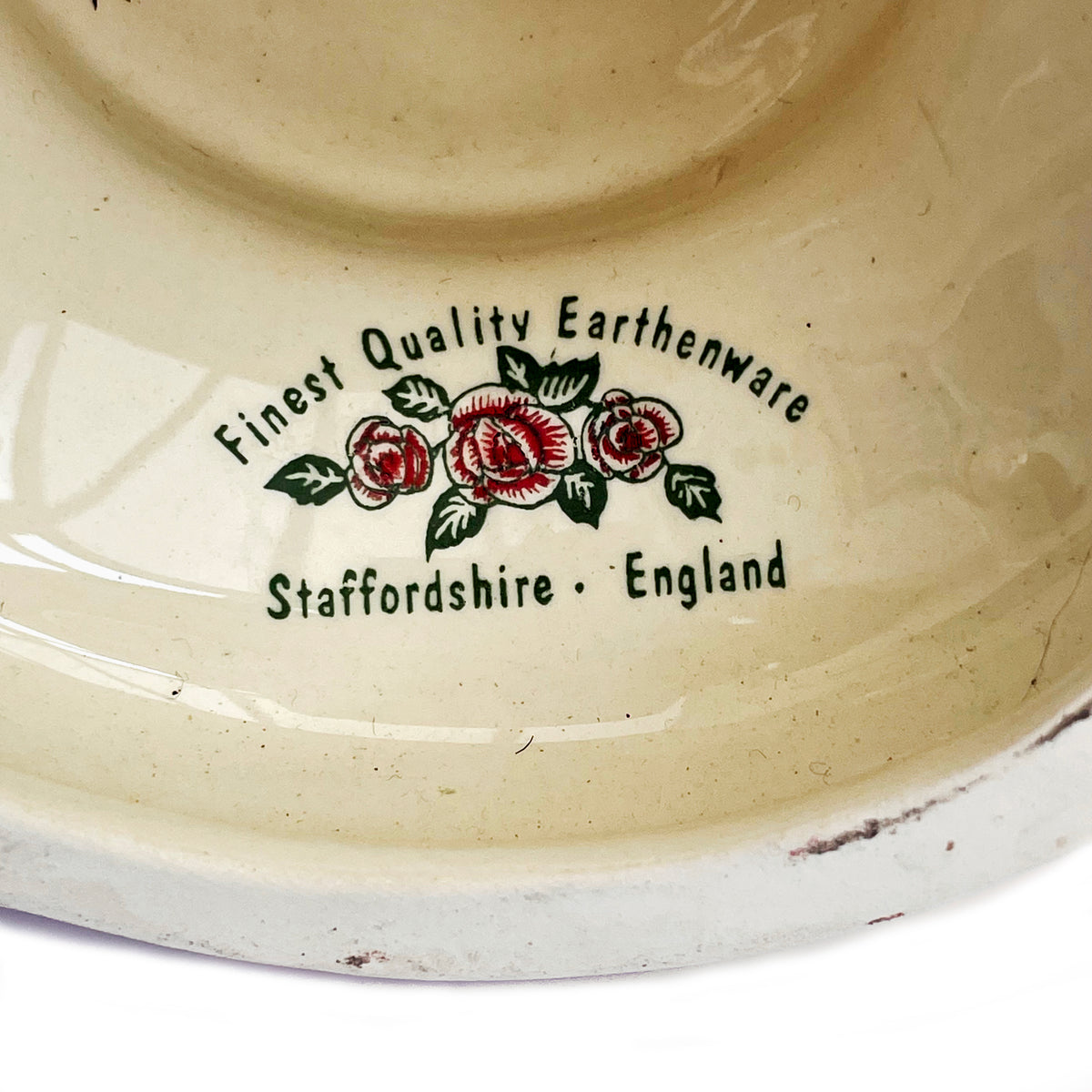 Floral Earthenware Candlesticks