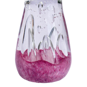 Magenta Glass Mushroom