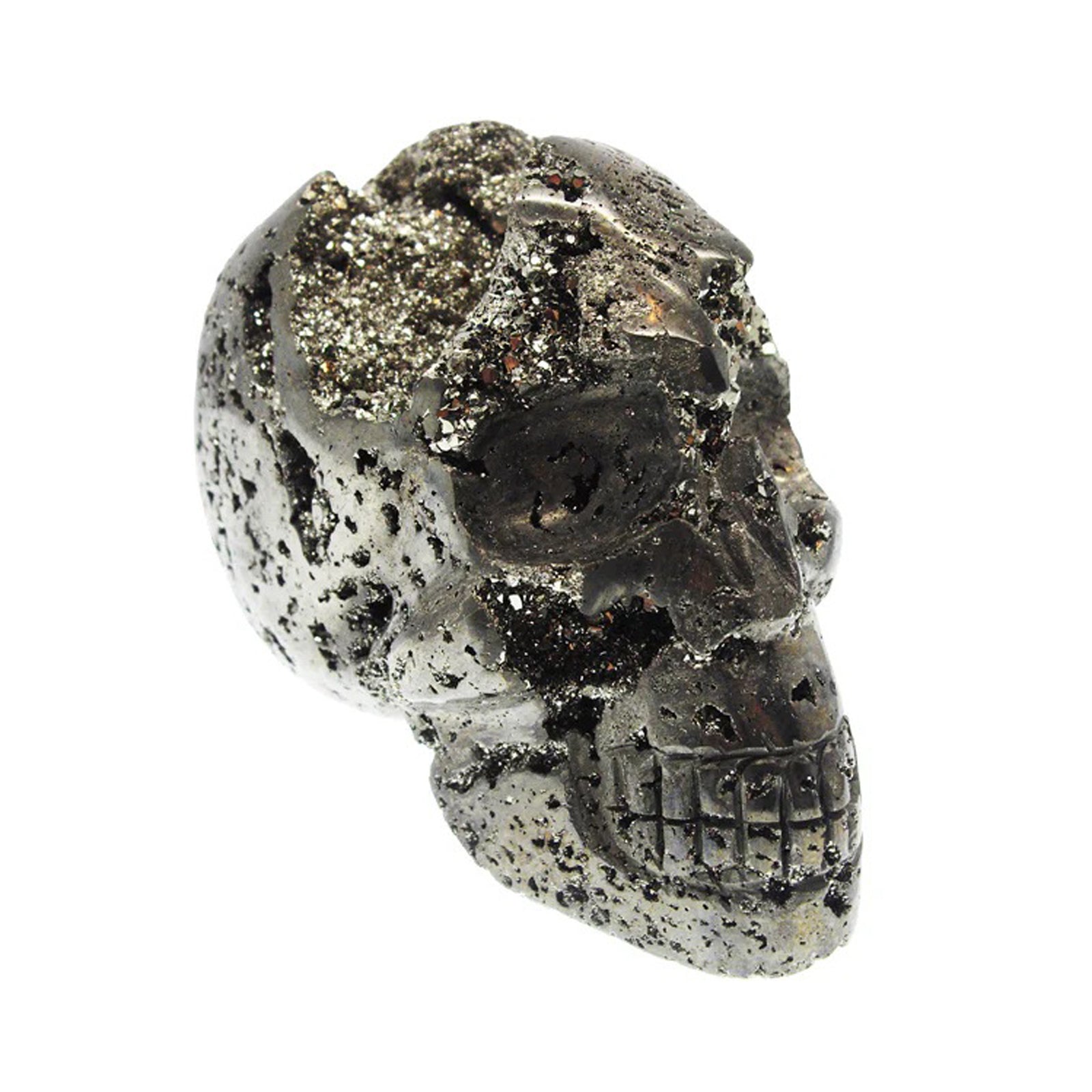 Pyrite Decorative Skull