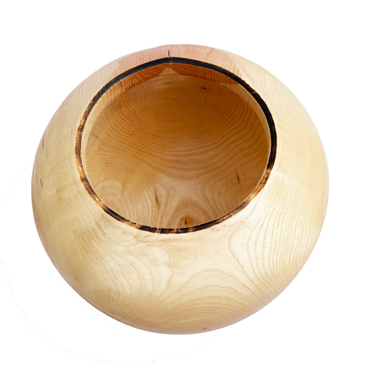Tulip Shaped Wood Bowl