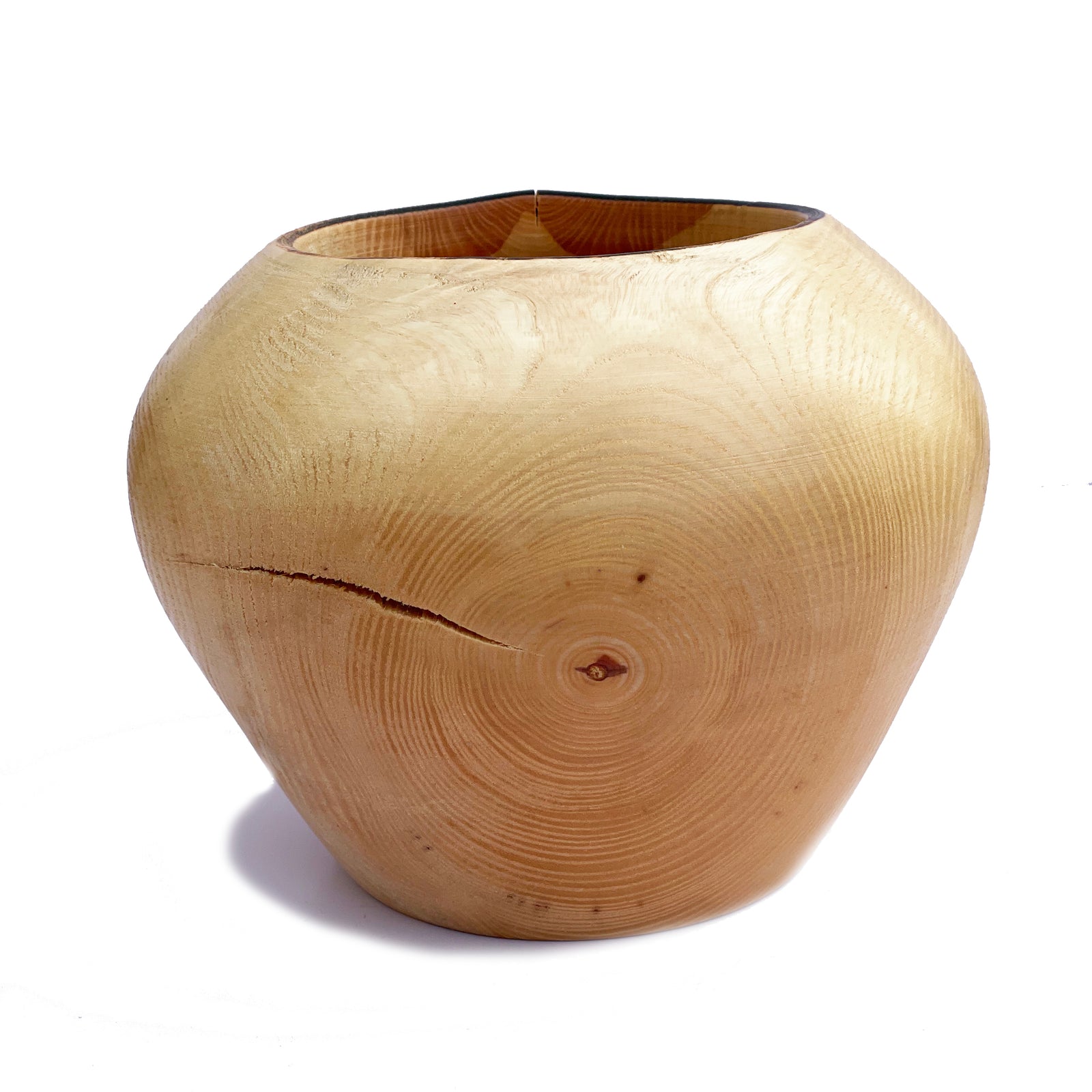 Tulip Shaped Wood Bowl