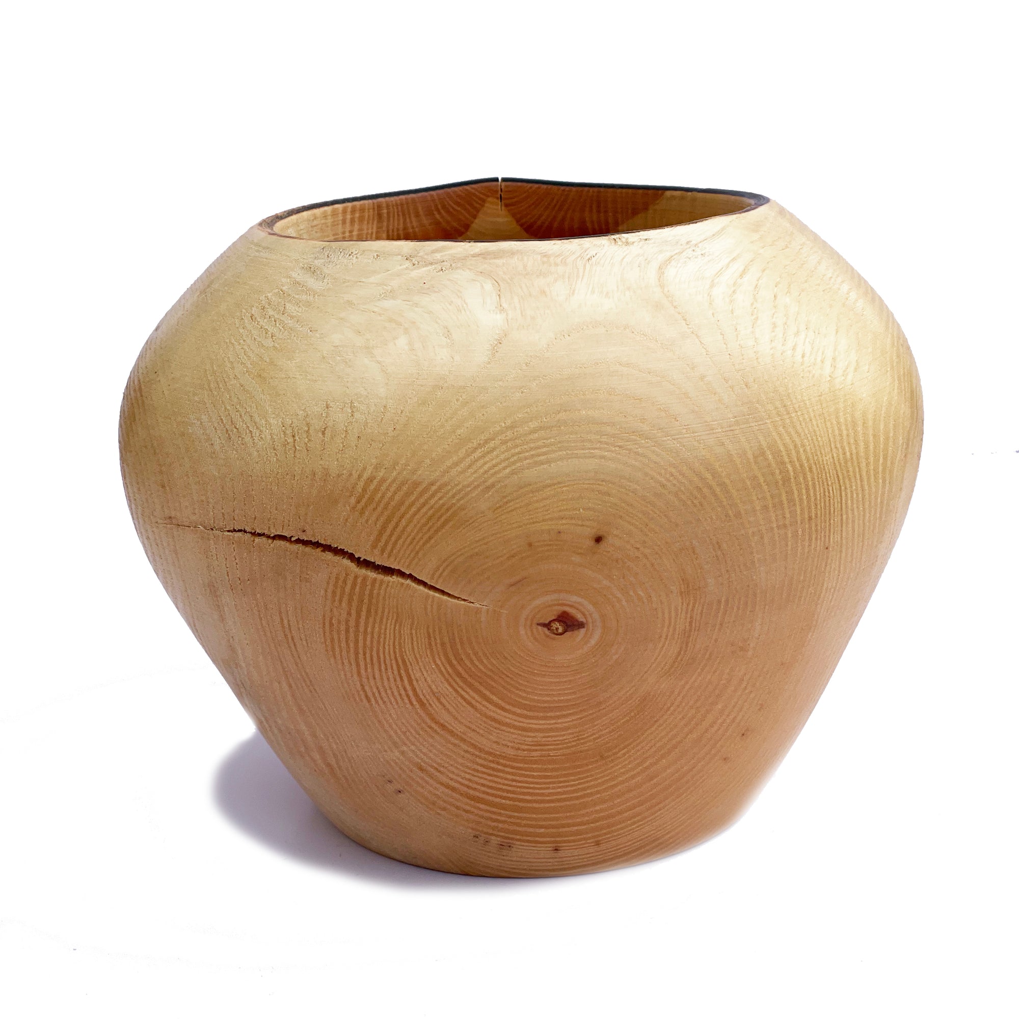 Tulip Shaped Wood Bowl