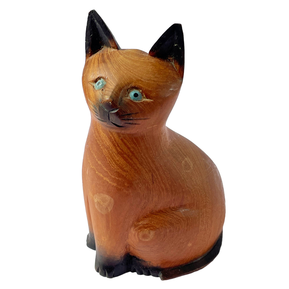 Wooden Siamese Cat