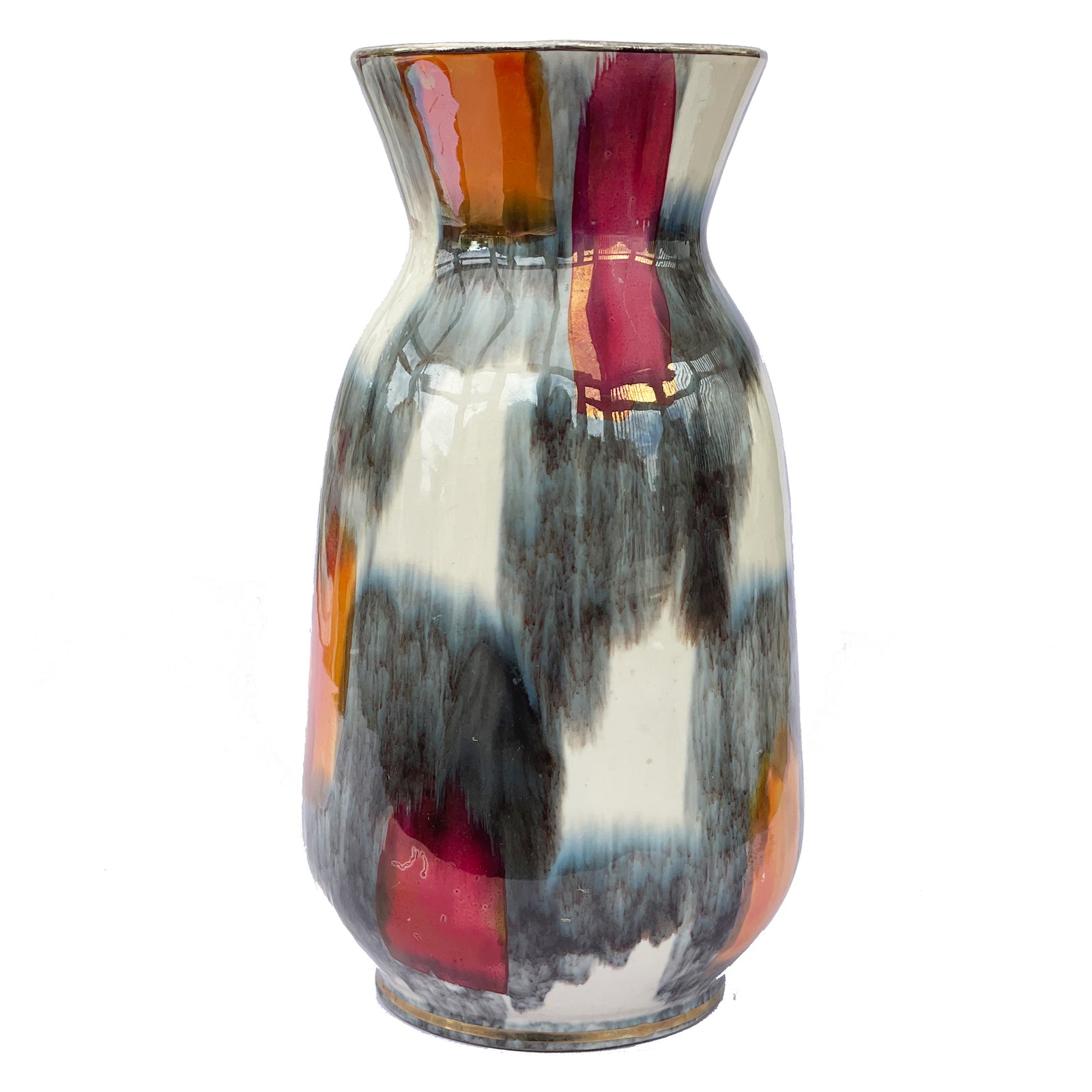 Vivid West German Pottery Vase