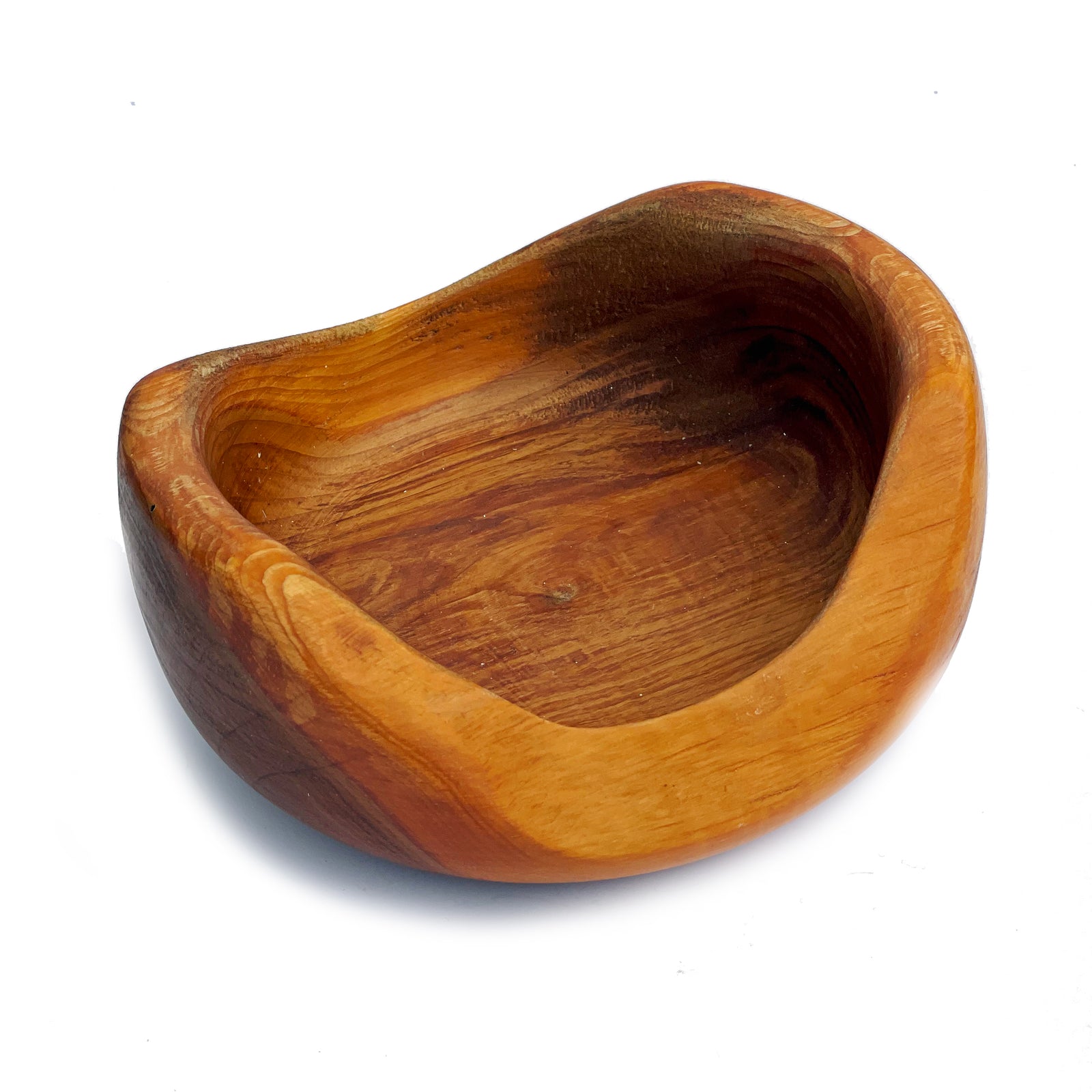 Open Sided Wooden Bowl