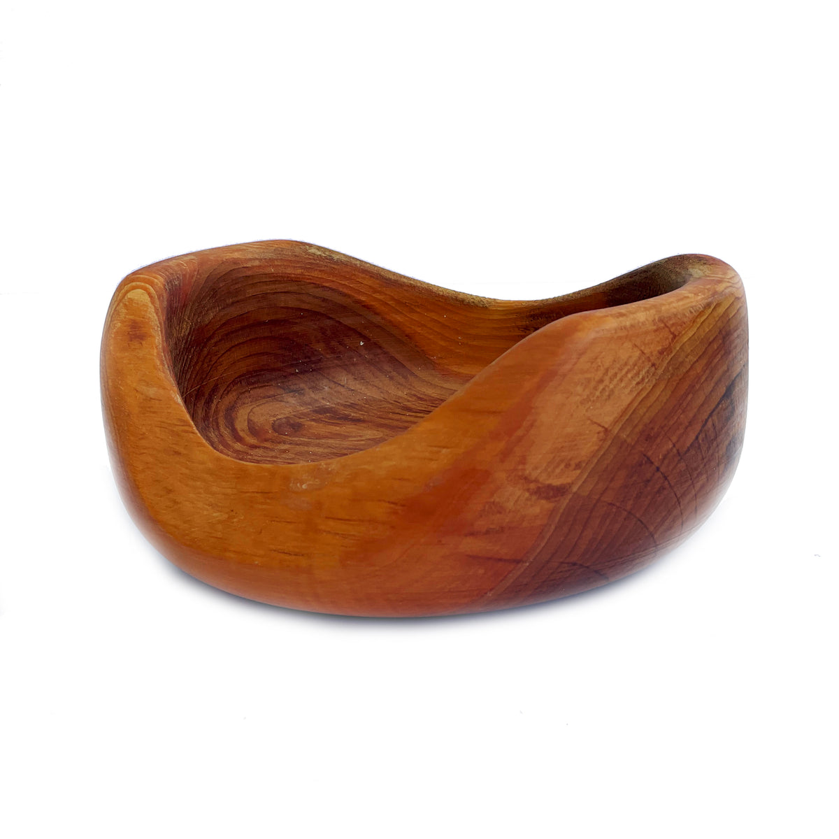 Open Sided Wooden Bowl