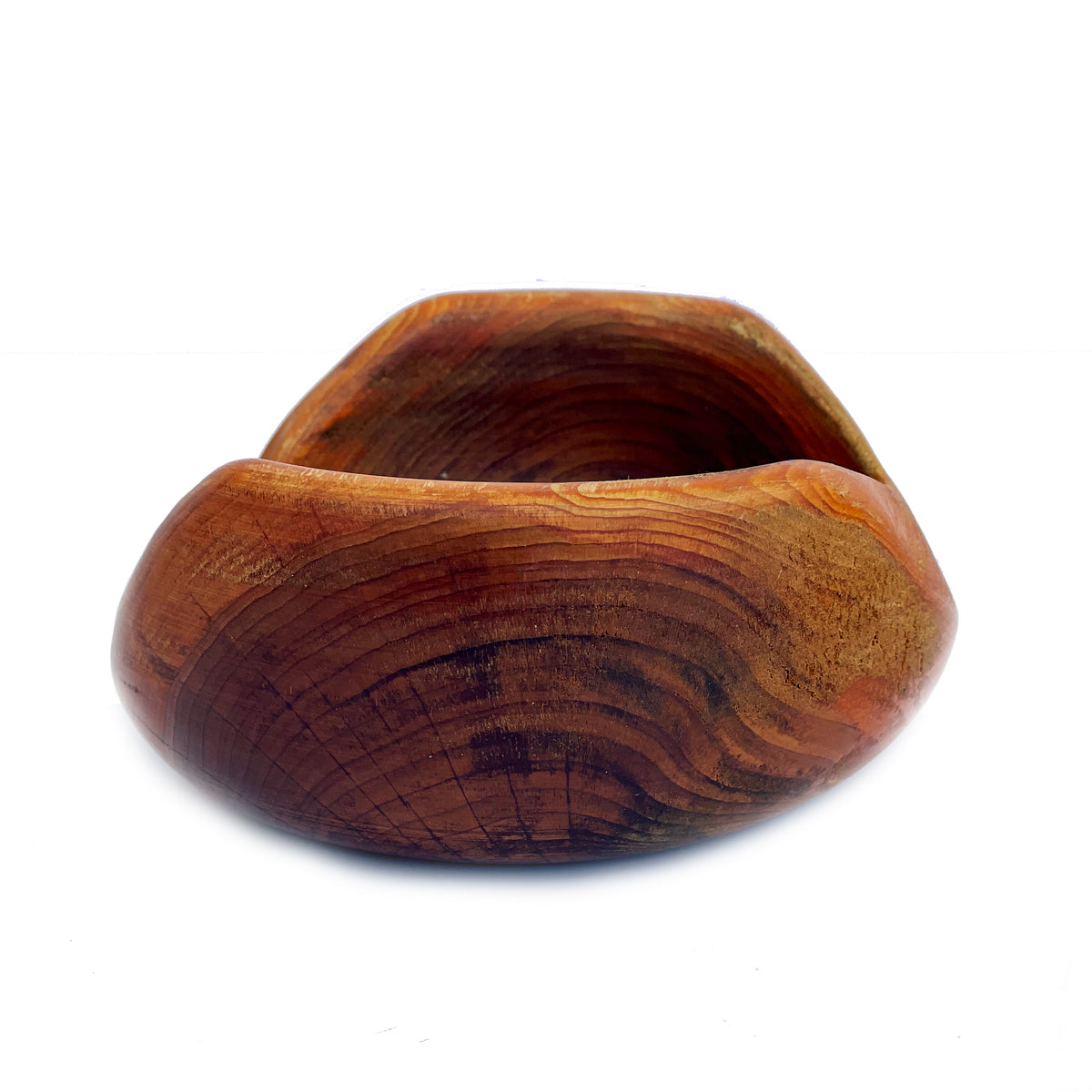 Open Sided Wooden Bowl
