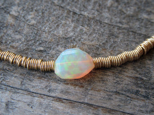 14k Gold Opal Ripples Bracelet