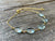 Adjustable Aquamarine Bracelet in 14k Gold