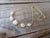 14k Gold Adjustable Bracelet in Opal