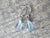 11.85 Carat Blue Topaz Earrings