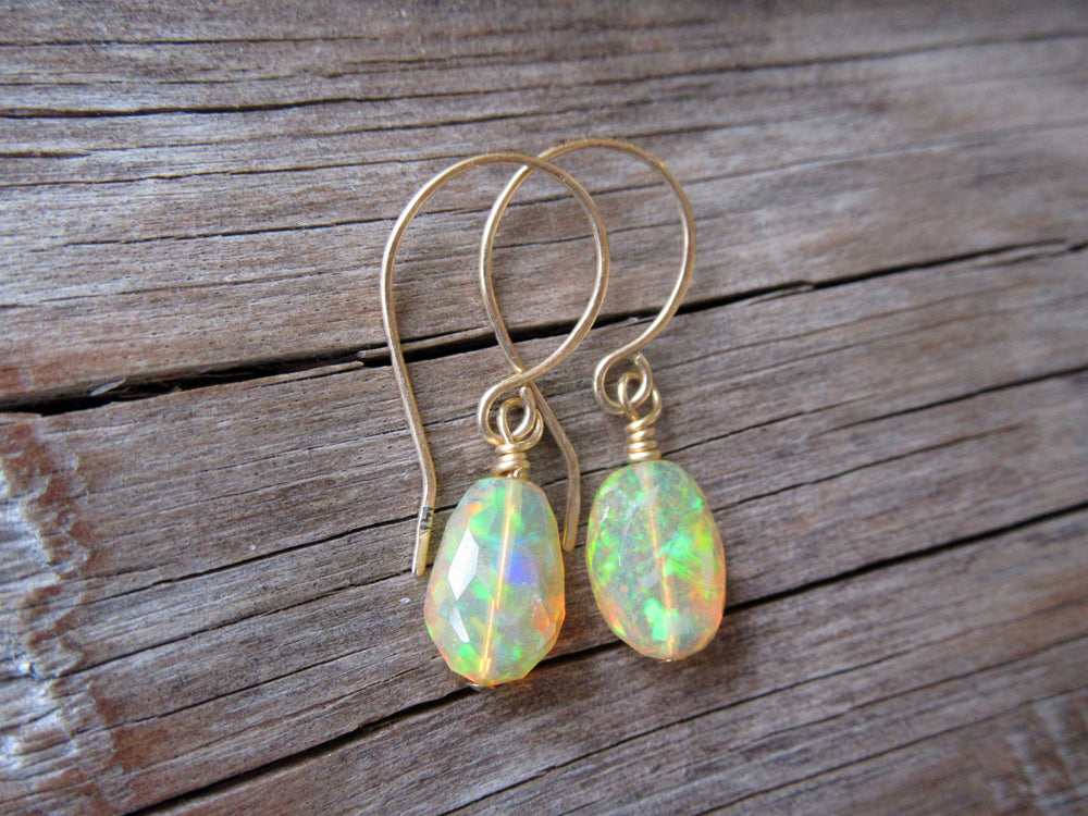 Crystal deals opal earrings