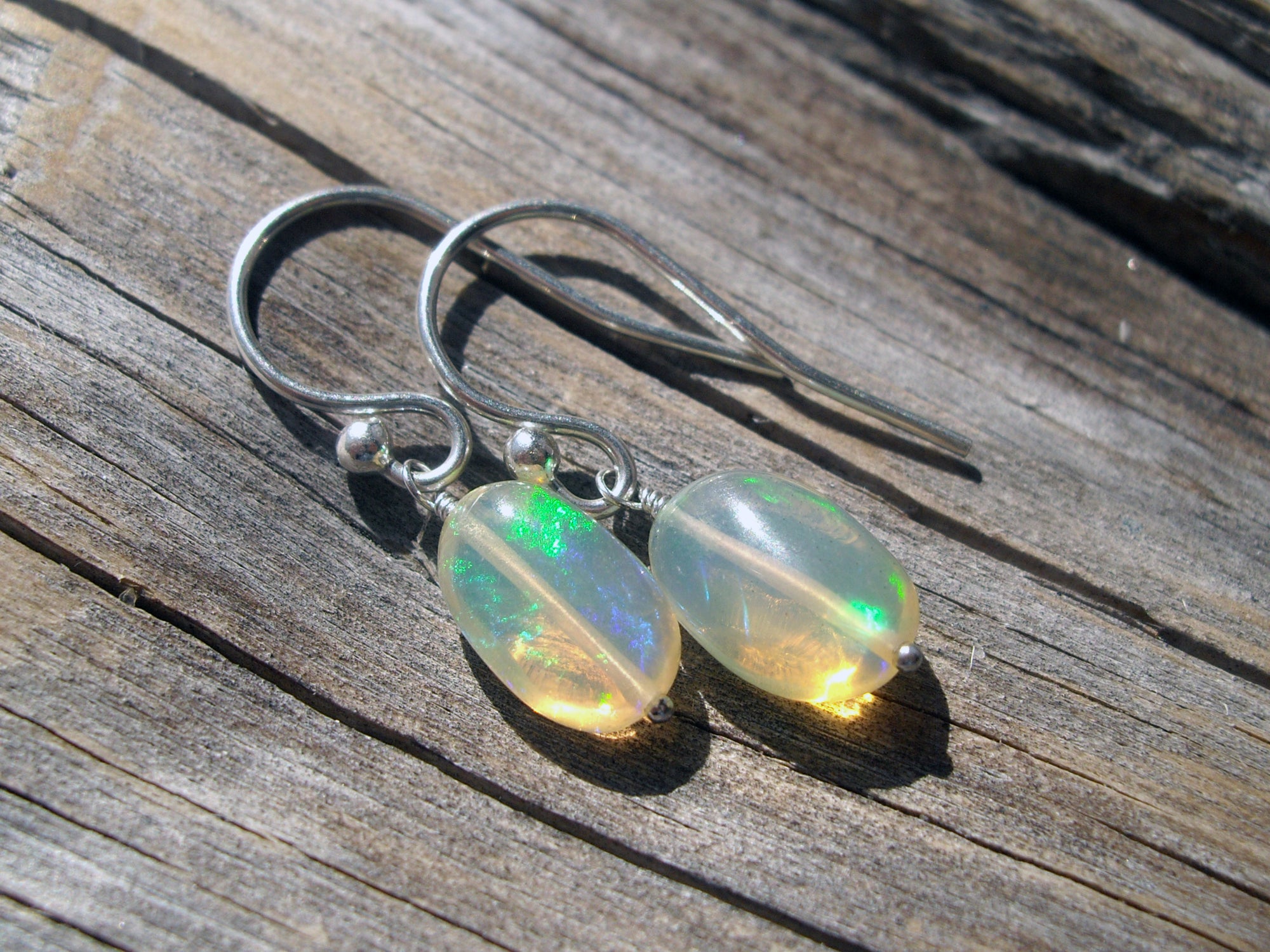 3.20 Carat Opal Earrings