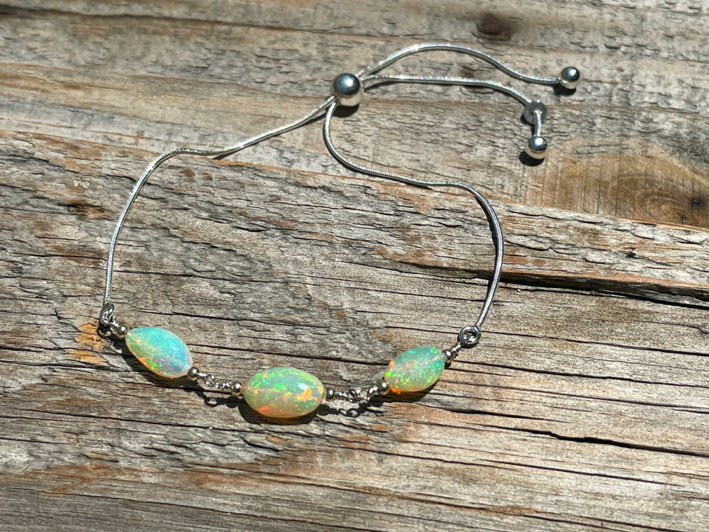 Ethiopian Opal Adjustable Bracelet