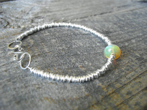Ripples Bracelet in Honeycomb Opal