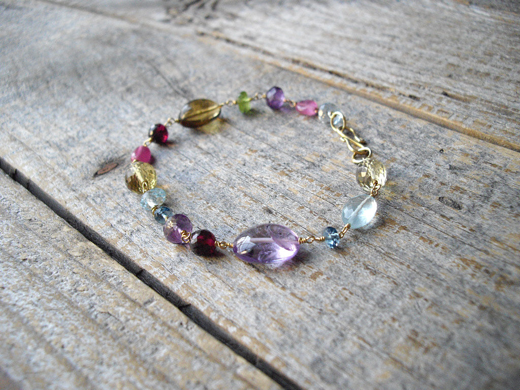 Gem Candy Bracelet in Gold Vermeil (Recommended)