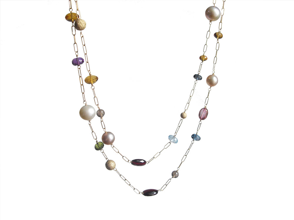 Gem Candy Collection Necklace in 14k Gold