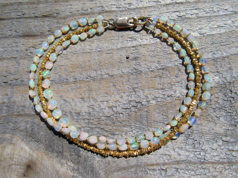 Multi-Strand Opal Bracelet