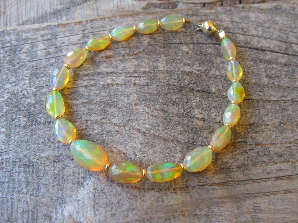 25.72 Carat Fire Opal Bracelet