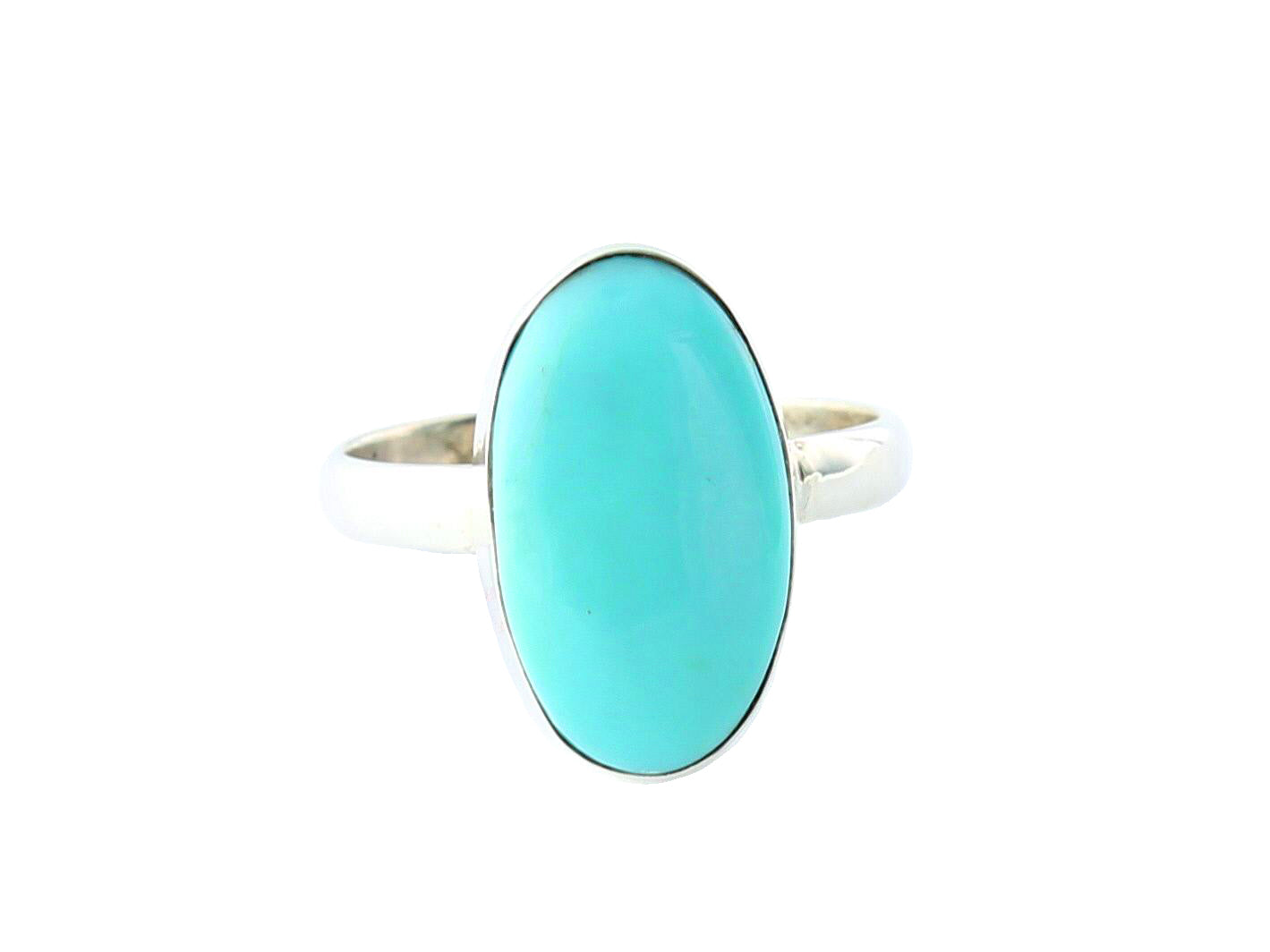 Oval Sleeping Beauty Turquoise Ring