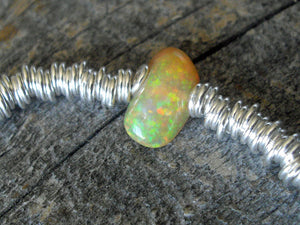 Ripples Bracelet in Fire Opal