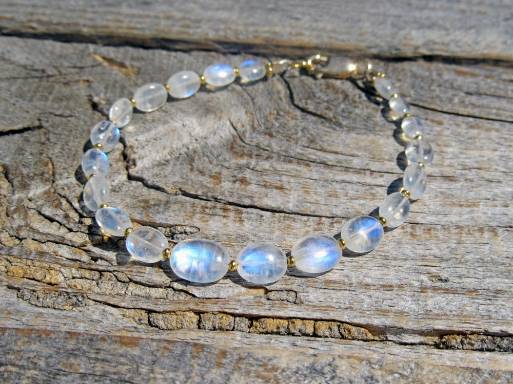 Rainbow Moonstone Bracelet