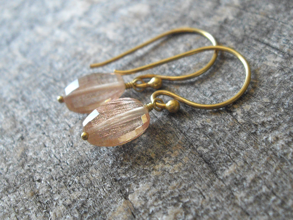 Oregon Sunstone Earrings