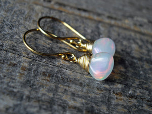 3.14 Carat Opal Earrings