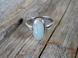 2.65 Carat Australian Opal Ring